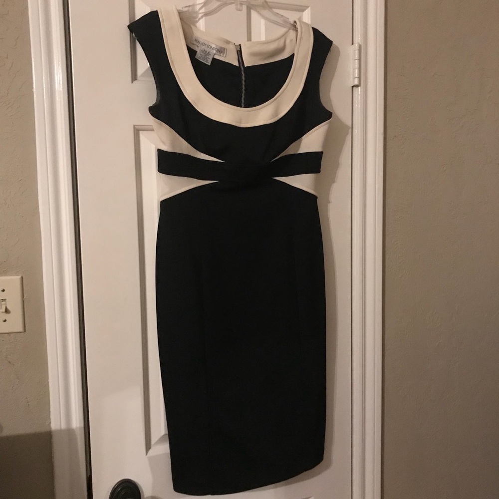 Black and white stylish dress